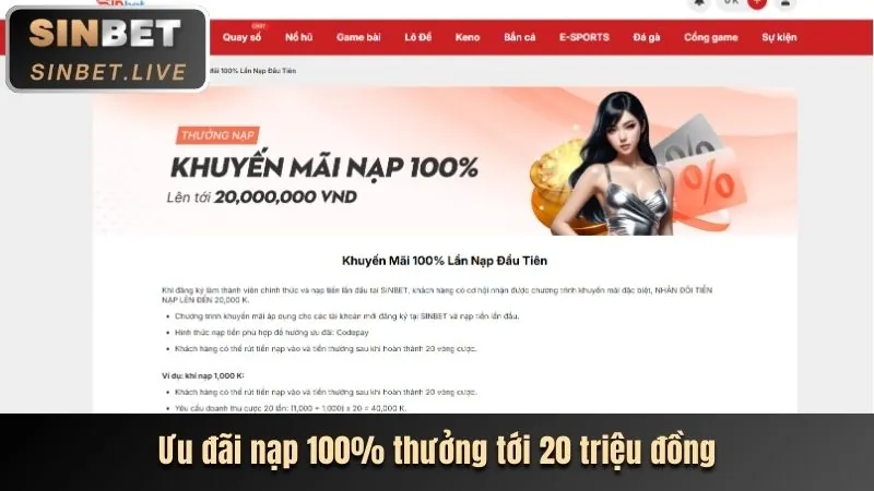 Khuyến mãi chào mừng 36win info